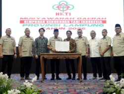 Gubernur Mirza Ajak HKTI Lampung Perkuat Hilirisasi Pertanian Untuk Kesejahteraan Petani
