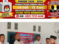 Pendaftaran Pilkati Wono Dadi Masuki Tahap II, Baru Satu Bacalon Mendaftar, Panitia Tetap Optimistis